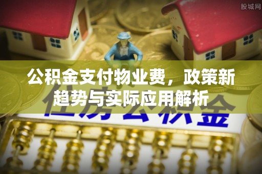 夏津公积金支付物业费，政策新趋势与实际应用解析