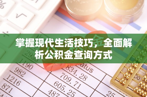 夏津掌握现代生活技巧，全面解析公积金查询方式