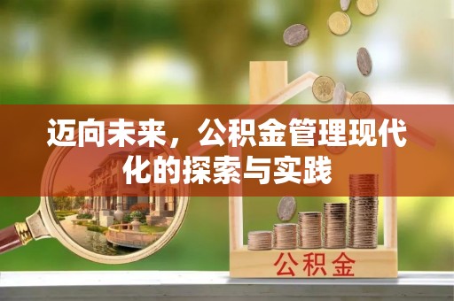 夏津迈向未来，公积金管理现代化的探索与实践