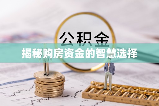 夏津揭秘购房资金的智慧选择