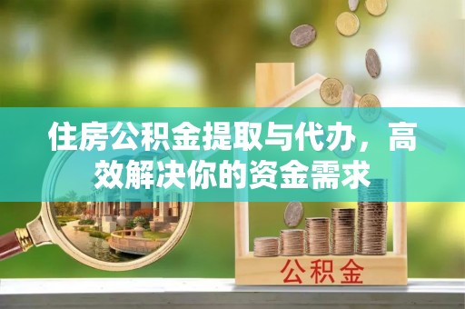 夏津住房公积金提取与代办，高效解决你的资金需求