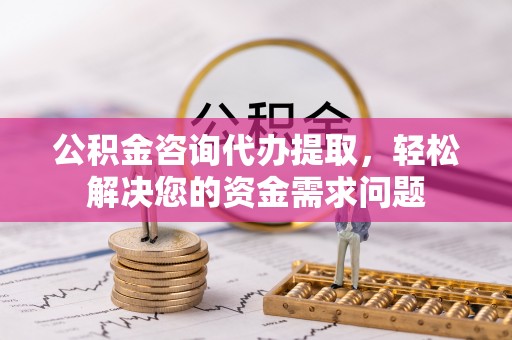 夏津公积金咨询代办提取，轻松解决您的资金需求问题