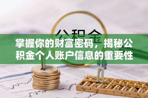 夏津掌握你的财富密码，揭秘公积金个人账户信息的重要性