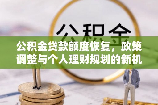夏津公积金贷款额度恢复，政策调整与个人理财规划的新机遇