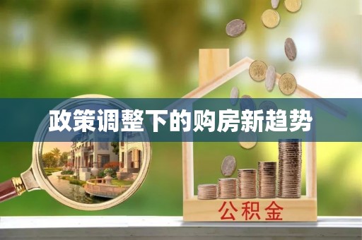 夏津政策调整下的购房新趋势
