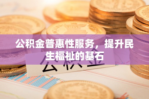 夏津公积金普惠性服务，提升民生福祉的基石
