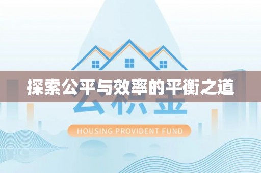 夏津探索公平与效率的平衡之道
